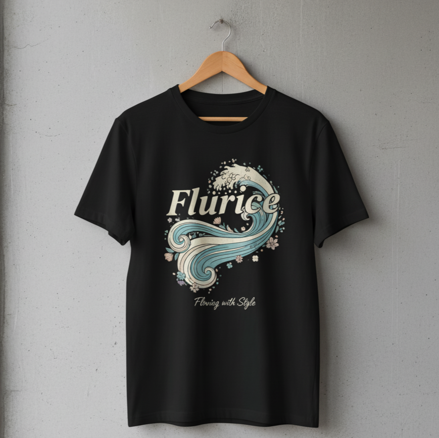 Flurice ফ্লোয়িং স্টাইল প্রিন্টেড প্রিমিয়াম কটন টি-শার্ট